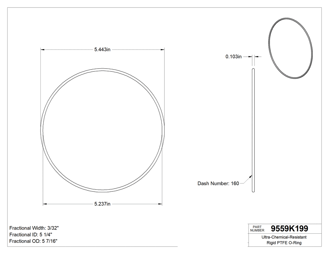 Technical drawing - 9559K199